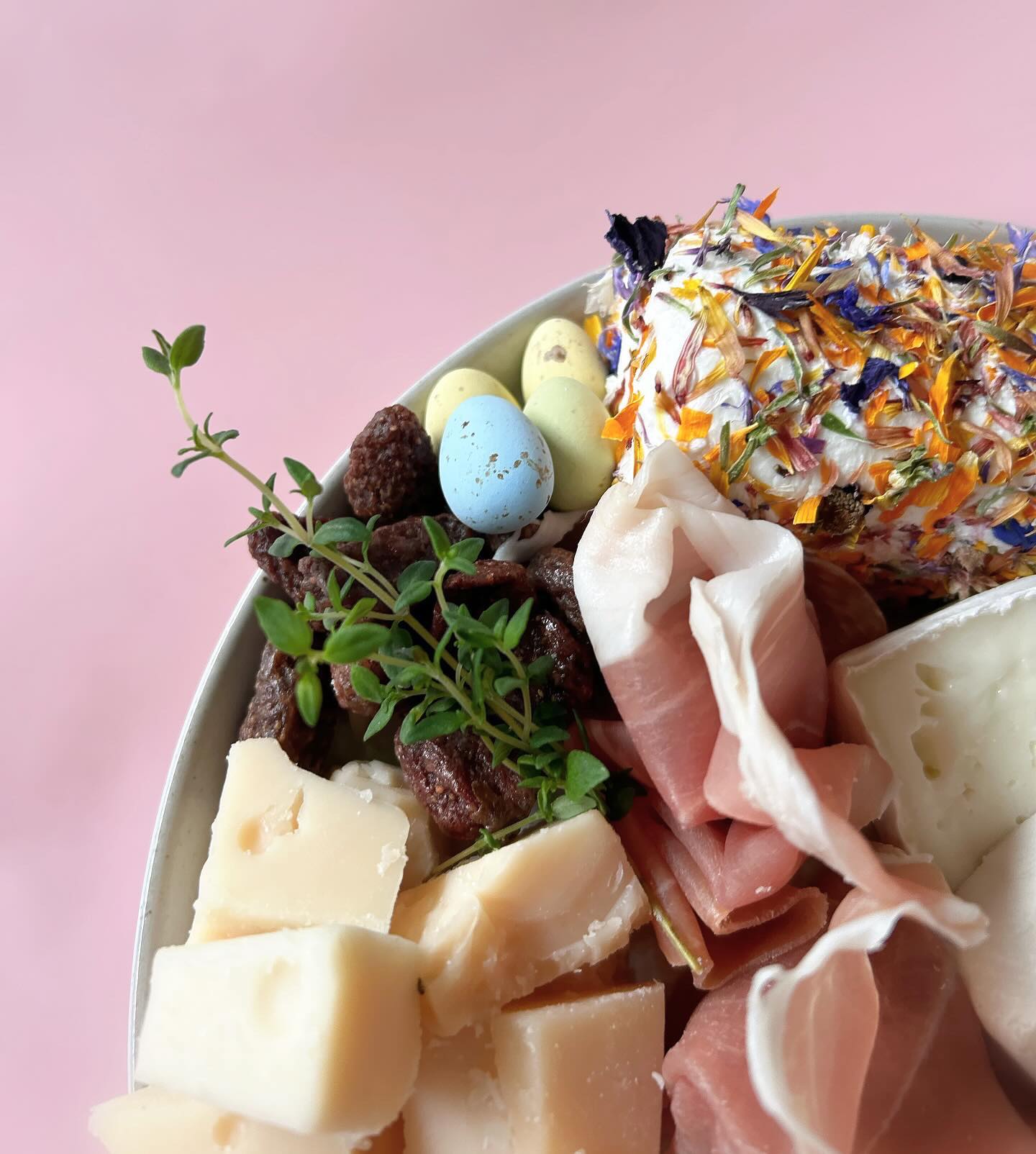 Easter Cheese & Charcuterie Plate